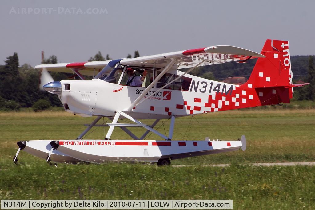 N314M, American Champion 8GCBC Scout C/N 524-2010, 100 years Airfield Wels-Untitled (Scout)