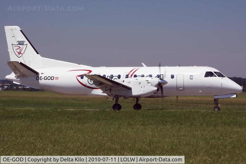 OE-GOD, 1989 Saab SF340A C/N 340A-153, 100 years Airfield Wels-Robin Hood Saab 340