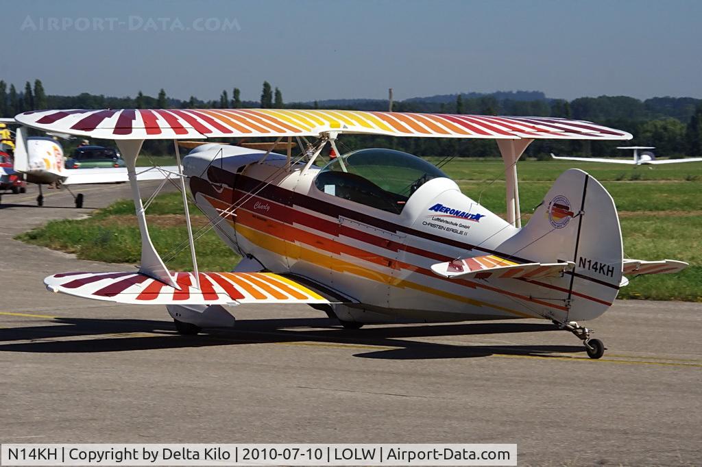 N14KH, 1981 Christen Eagle II C/N HENDRICKSON-001, 100 years Airfield Wels-AeronautX Christen Eagle II