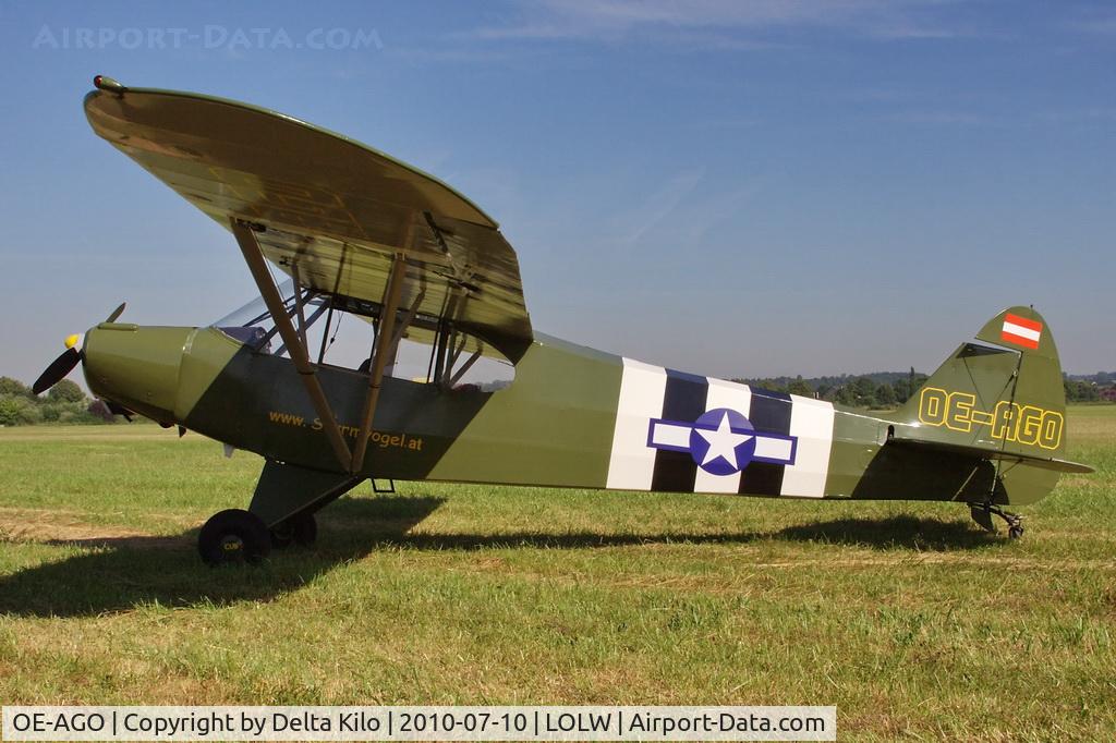OE-AGO, Piper PA-18 Super Cub C/N 18-156, 100 years Airfield Wels-Chris Barszczewski