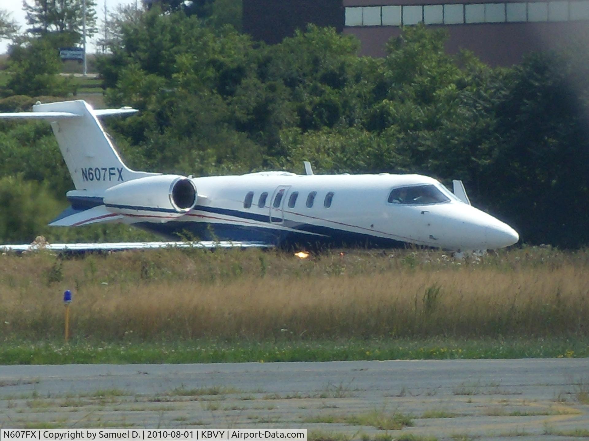 N607FX, 2004 Learjet Inc 45 C/N 2012, (N607FX) Arriving in Beverly, MA from Richardson, TX