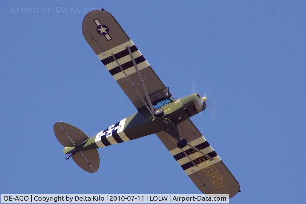 OE-AGO, Piper PA-18 Super Cub C/N 18-156, 100 years Airfield Wels-Chris Barszczewski