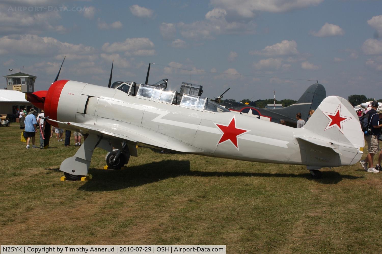 N25YK, 1955 Yakovlev Yak-11 C/N 25 III/25, 1955 Yakovlev/fighter Rebuilders YAK-11, c/n: 25 III 25