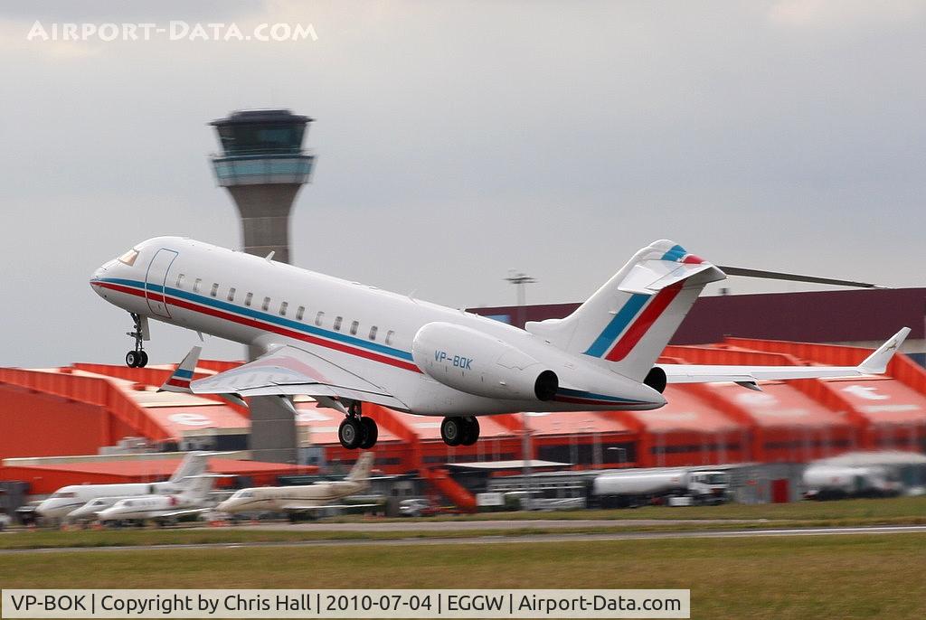 VP-BOK, 2001 Bombardier BD-700-1A10 Global Express C/N 9101, Pegasus Aviation Ltd