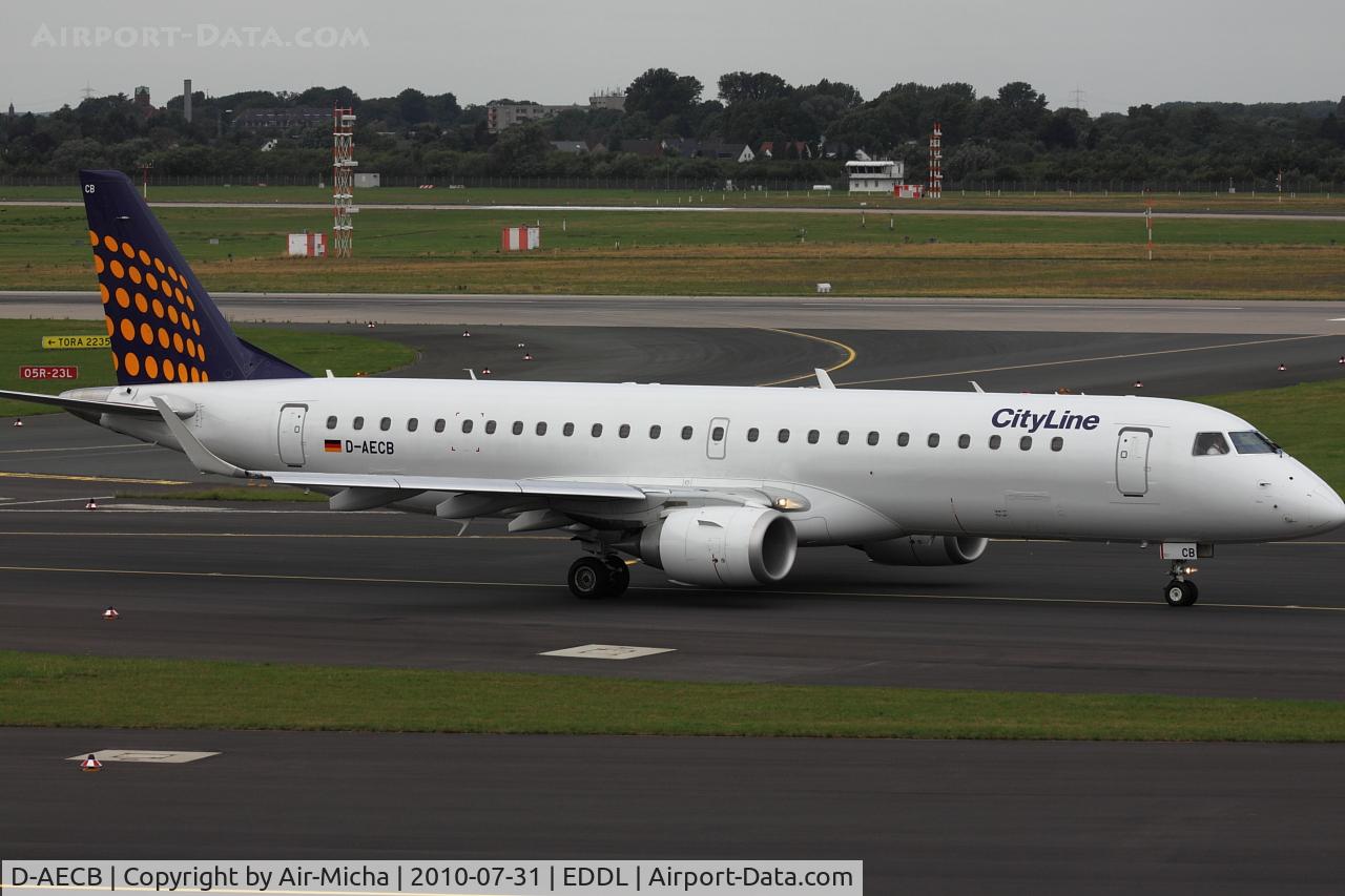D-AECB, 2009 Embraer 190LR (ERJ-190-100LR) C/N 19000332, Lufthansa CityLine, Embraer ERJ-190LR (ERJ-190-100 LR), CN: 19000332, Aircraft Name: Meißen
