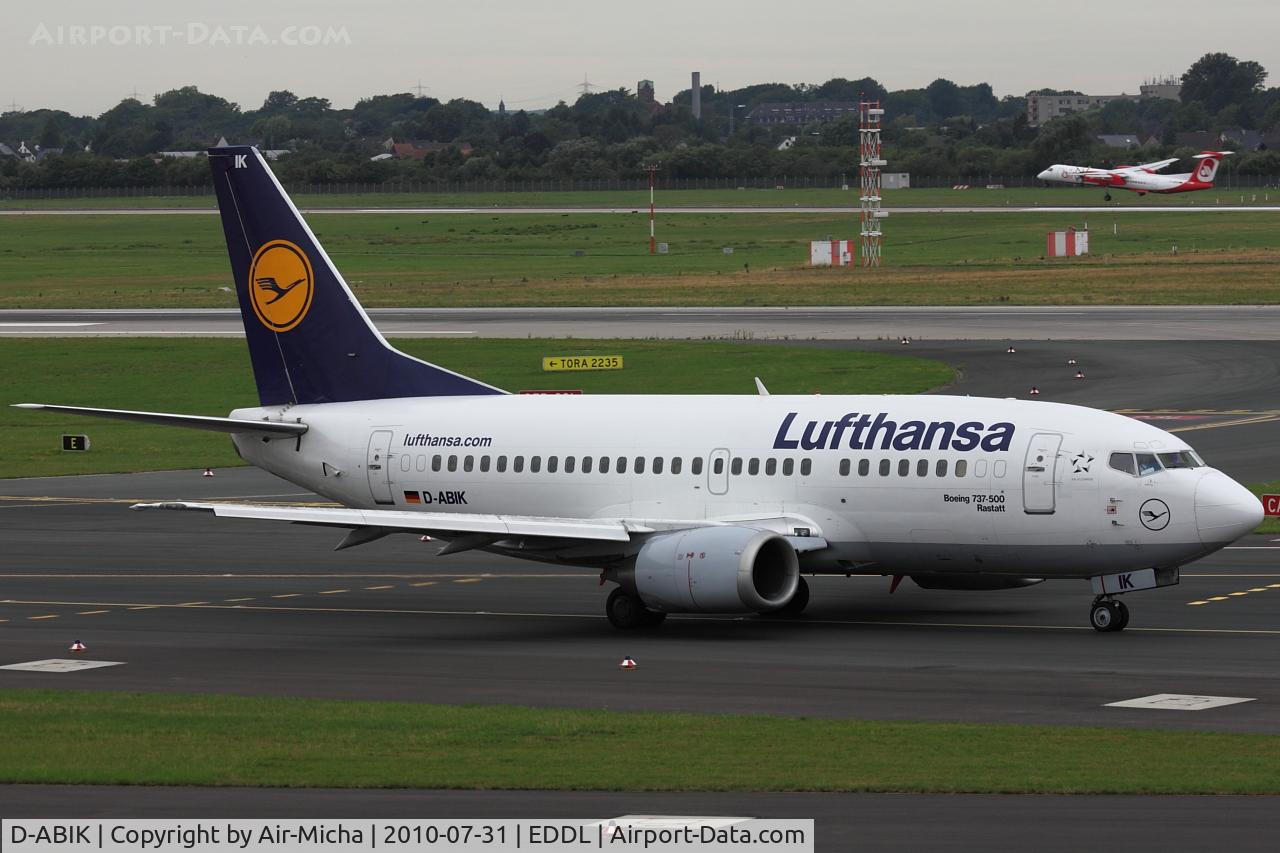 D-ABIK, 1991 Boeing 737-530 C/N 24823, Lufthansa, Boeing 737-530, CN: 24823/2000, Aircraft Name: Rastatt
