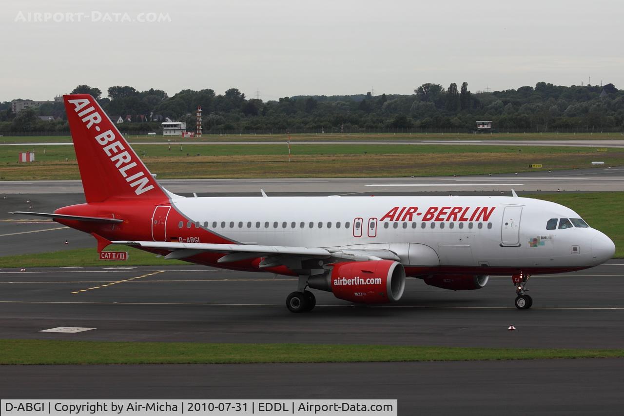 D-ABGI, 2007 Airbus A319-112 C/N 3346, Air Berlin, Airbus A319-112, CN: 3346
