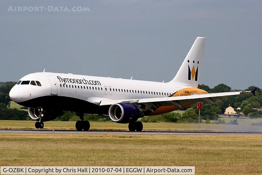 G-OZBK, 2000 Airbus A320-214 C/N 1370, Monarch Airlines