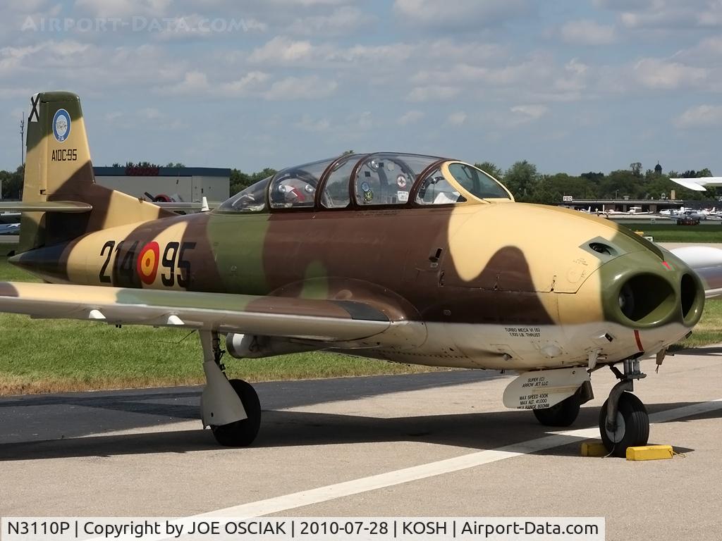 N3110P, 1971 Hispano HA-220 C/N 220/100, at Oshkosh