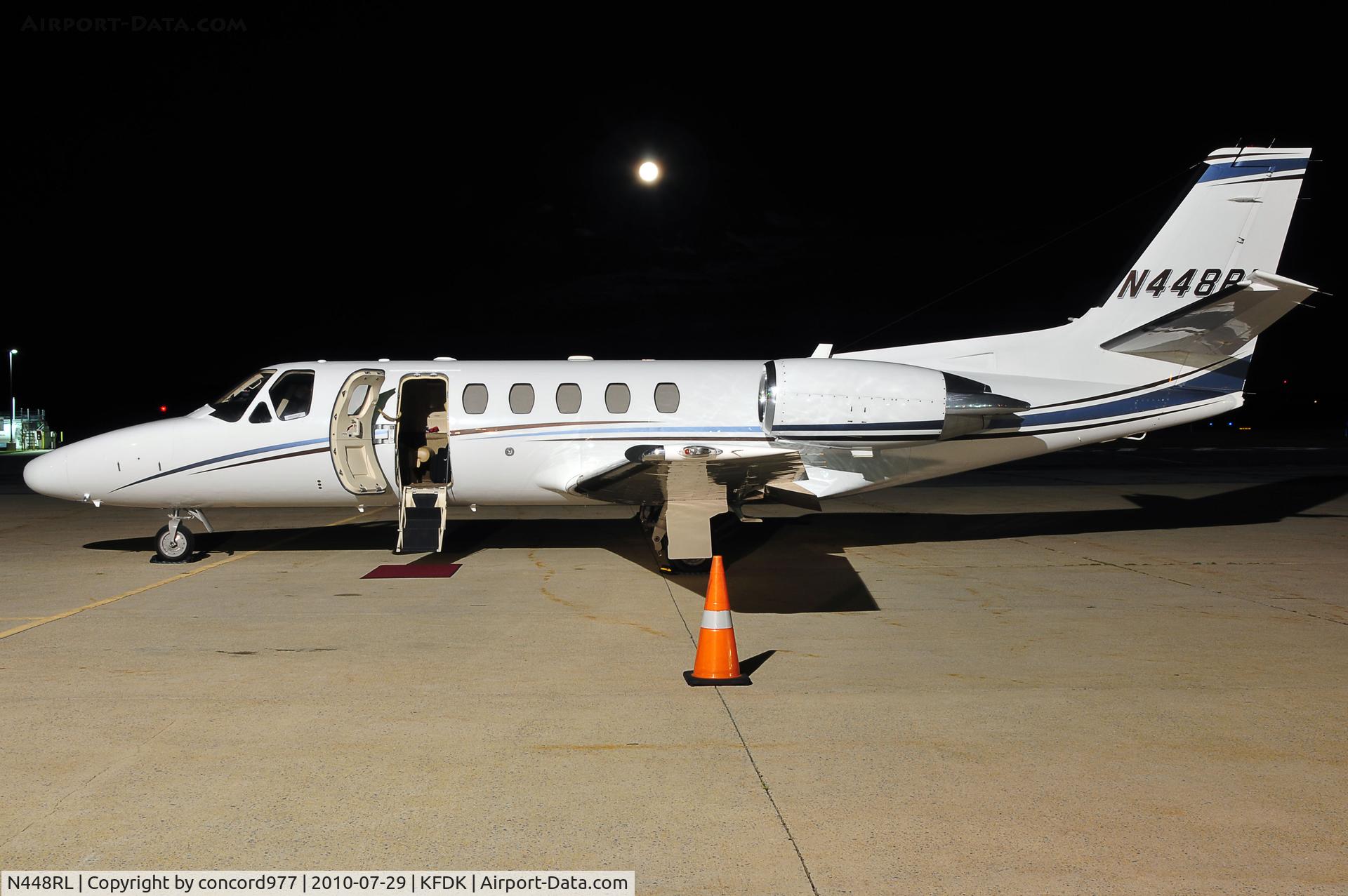 N448RL, 2001 Cessna 550 C/N 550-0990, Seen at KFDK on 7/29/2010