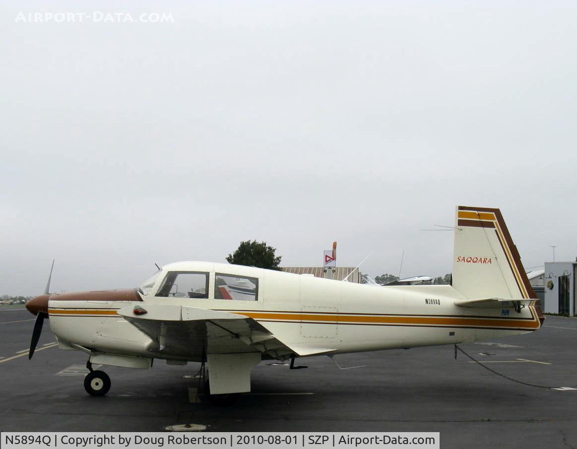 N5894Q, 1965 Mooney M20C Ranger C/N 3155, 1965 Mooney M20C, Lycoming O&VO-360 180 Hp
