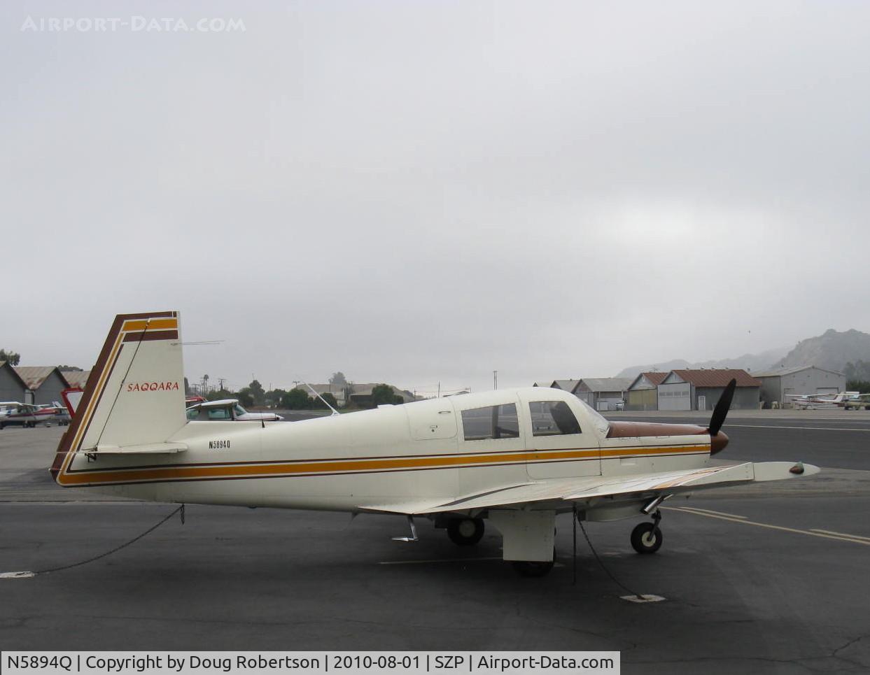 N5894Q, 1965 Mooney M20C Ranger C/N 3155, 1965 Mooney M20C, Lycoming O&VO-360 180 Hp
