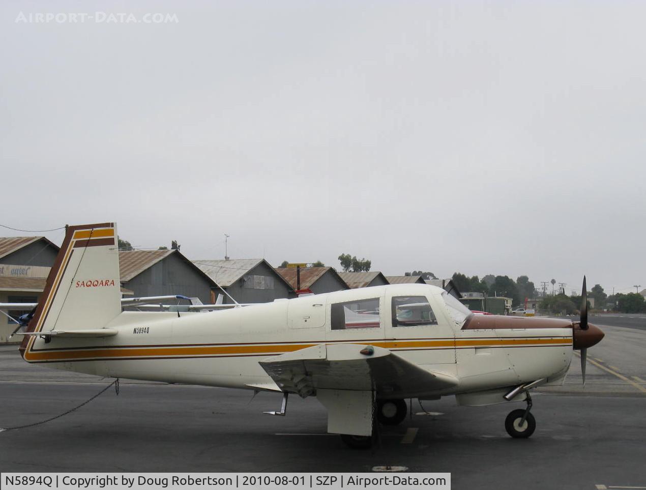 N5894Q, 1965 Mooney M20C Ranger C/N 3155, 1965 Mooney M20C, Lycoming O&VO-360 180 Hp