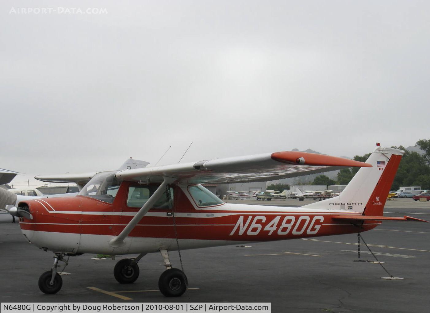 N6480G, 1970 Cessna 150K C/N 15071980, 1970 Cessna 150K COMMUTER, Continental O-200 100 Hp
