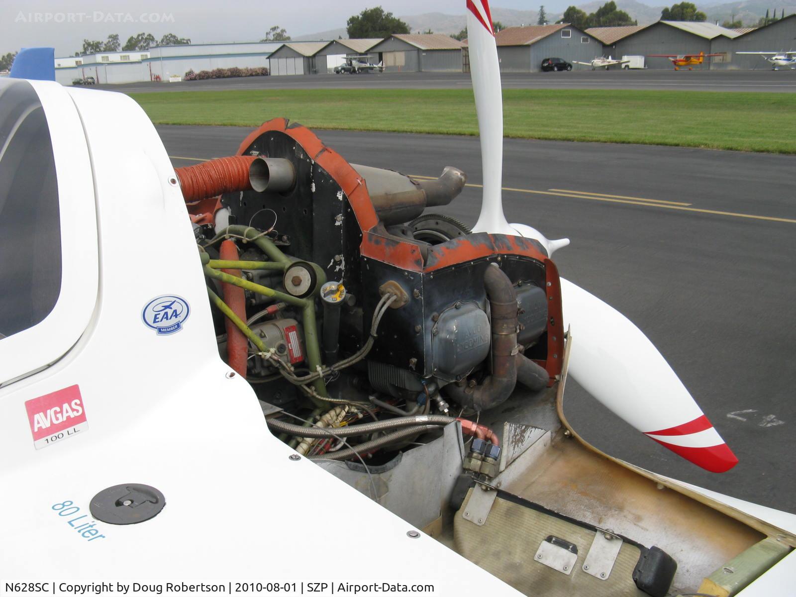 N628SC, Gyroflug SC-01B-160 Speed Canard C/N S-29, Gyroflug SC 01 B 160 SPEED CANARD, Lycoming O-320-D1A 160 Hp pusher, von Deutschland, uncowled engine