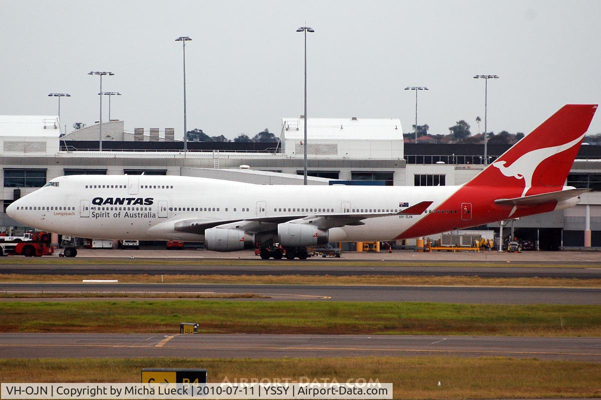VH-OJN, 1991 Boeing 747-438 C/N 25315, At Sydney