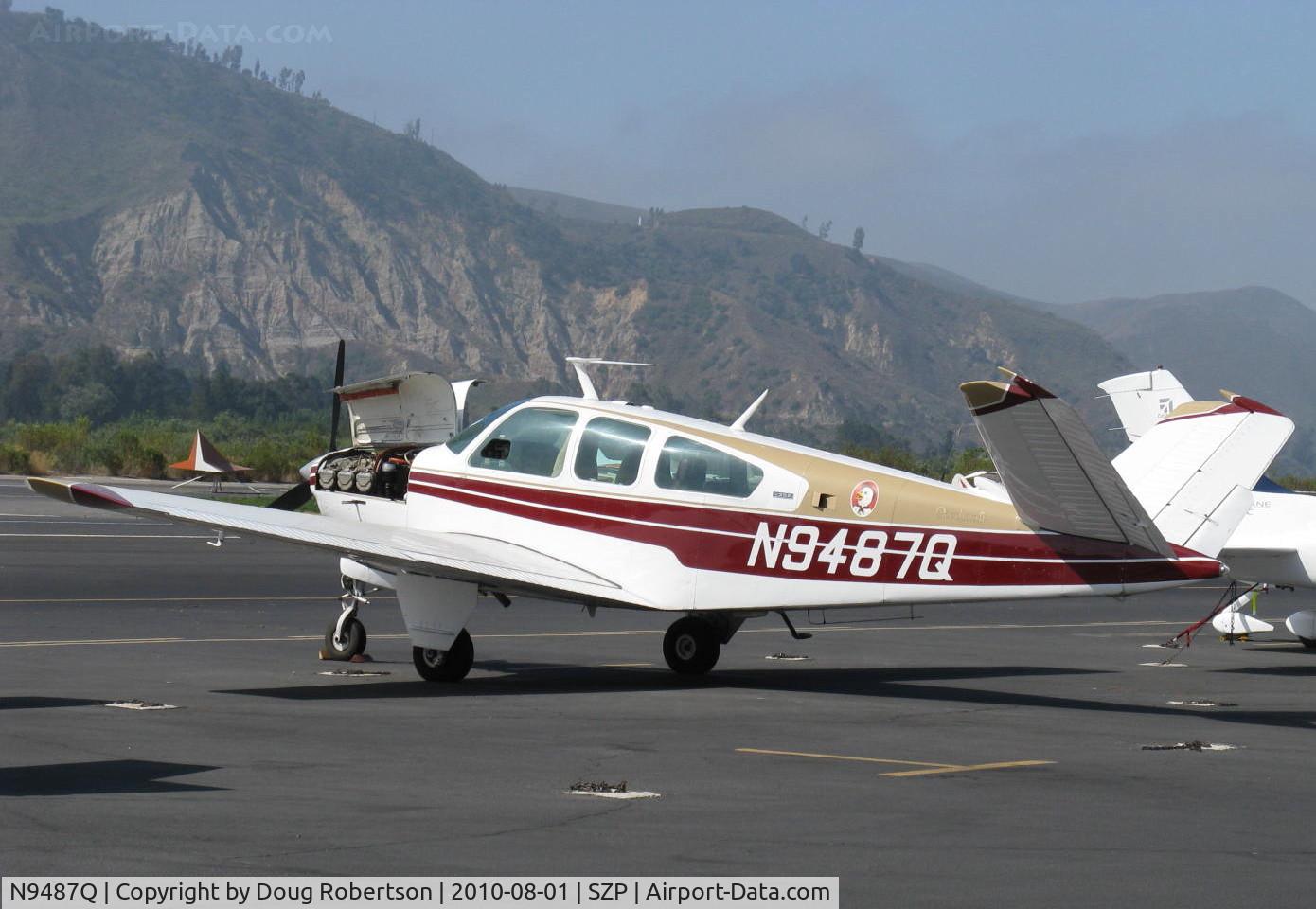 N9487Q, 1972 Beech V35B Bonanza C/N D-9333, 1972 Beech V35B BONANZA, Continental IO-520-B 285 Hp