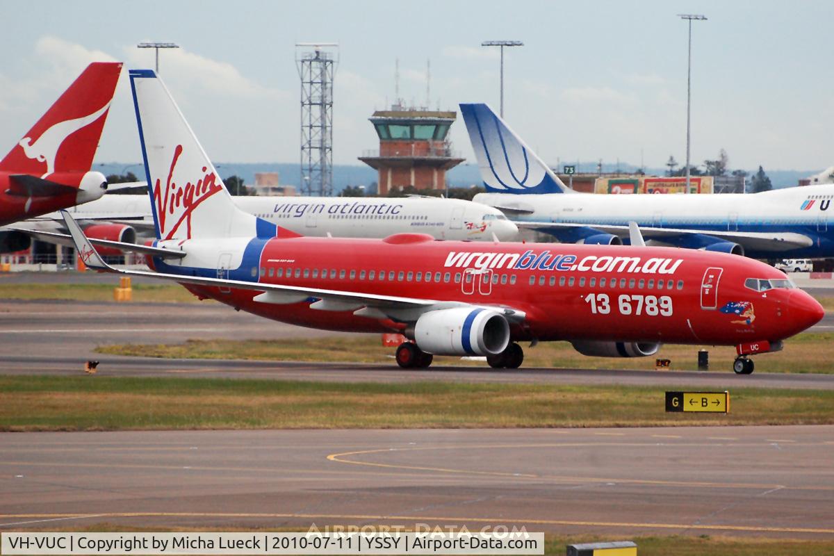 VH-VUC, 2004 Boeing 737-8FE C/N 34014, At Sydney