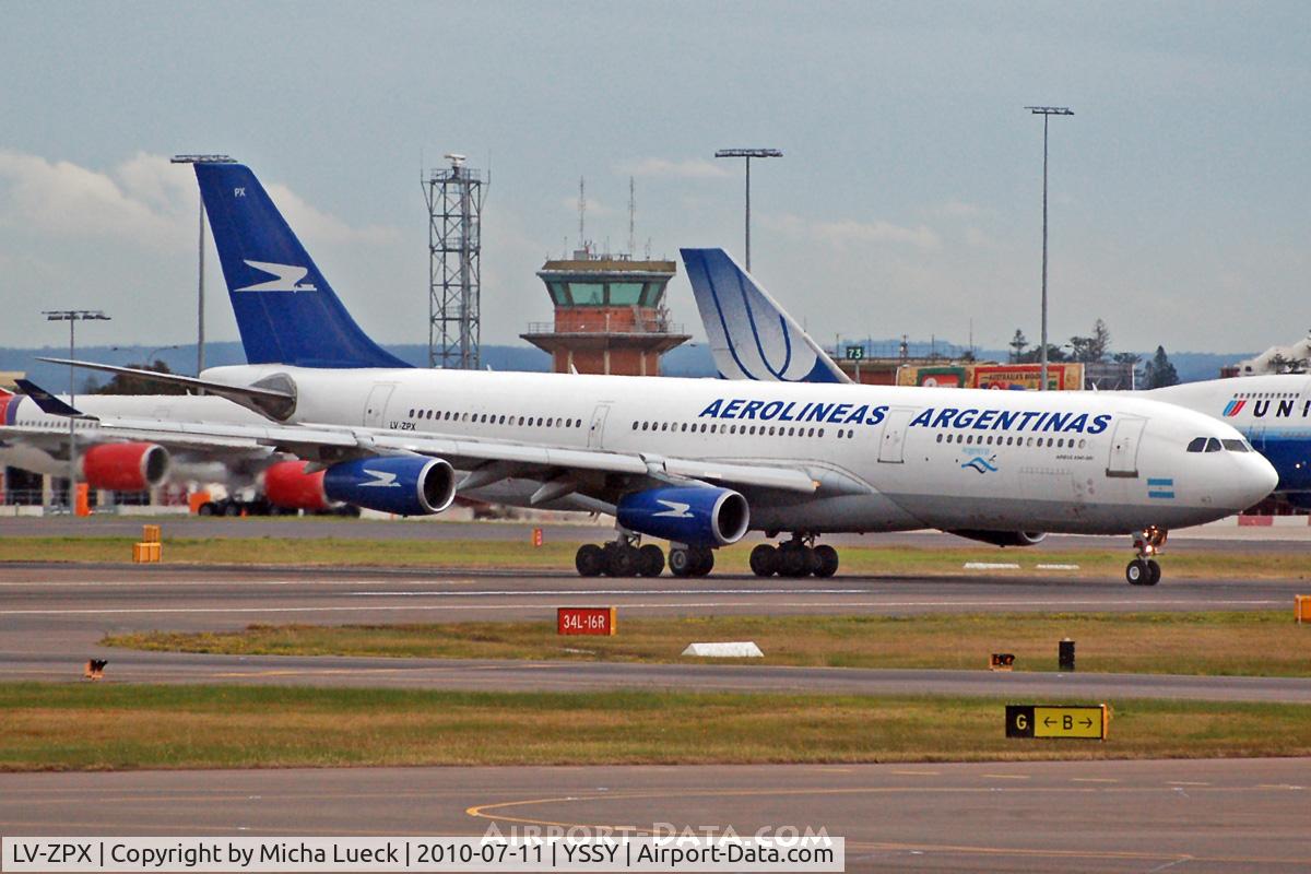LV-ZPX, 1994 Airbus A340-211 C/N 080, At SYdney