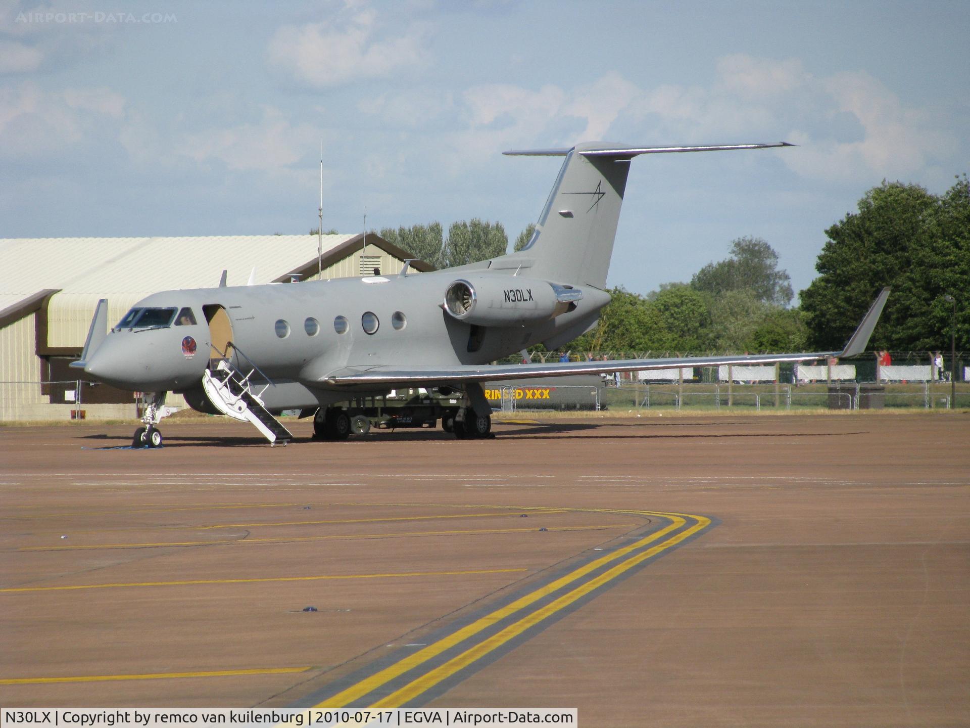 N30LX, 1984 Gulfstream Aerospace G-1159A Gulfstream III C/N 438, RIAT 2010 Fairford