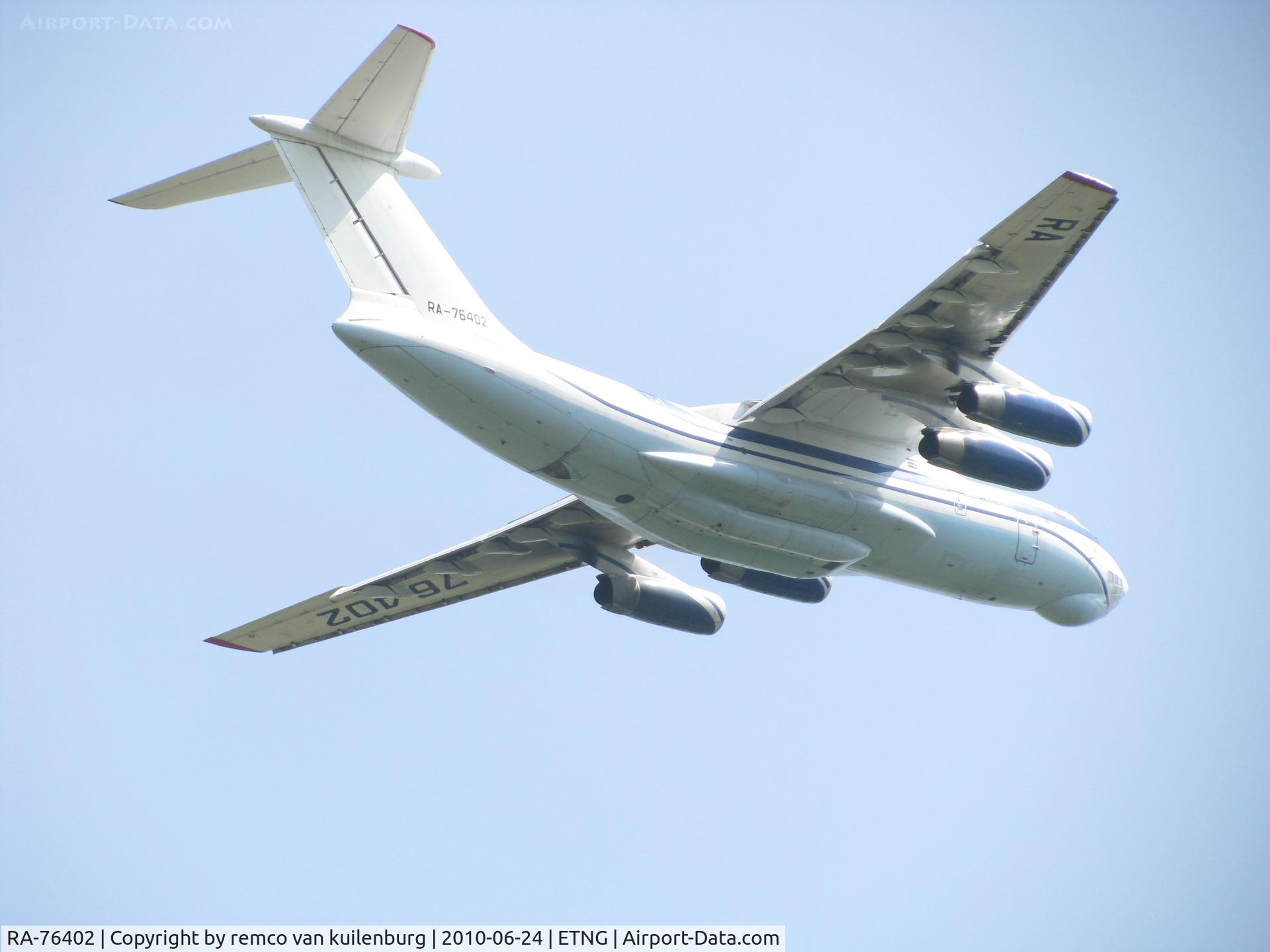 RA-76402, 1992 Ilyushin Il-76TD C/N 1023413430, departure Geilenkirchen