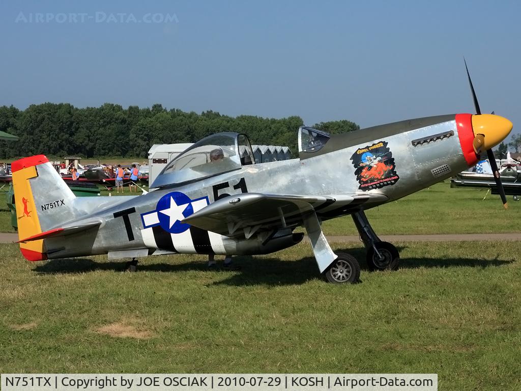 N751TX, Titan T-51 Mustang C/N 0007, @KOSH