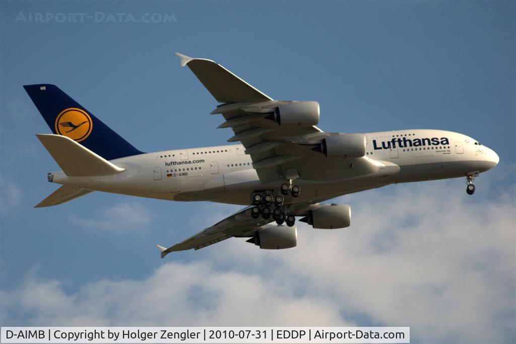 D-AIMB, 2010 Airbus A380-841 C/N 041, Big bird on a beautiful sky