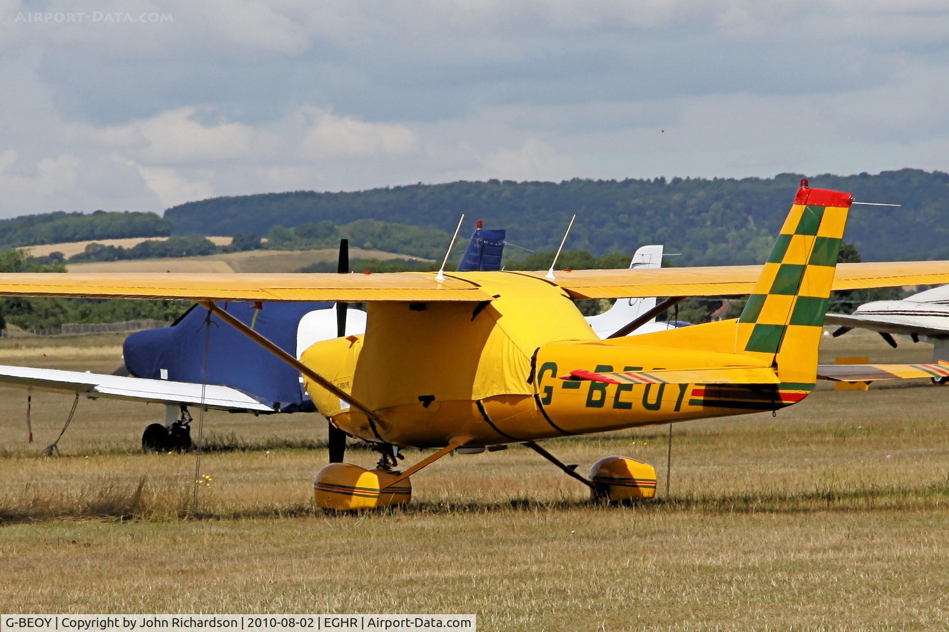 G-BEOY, 1972 Reims FRA150L Aerobat C/N 0150, Parked at Goodwood