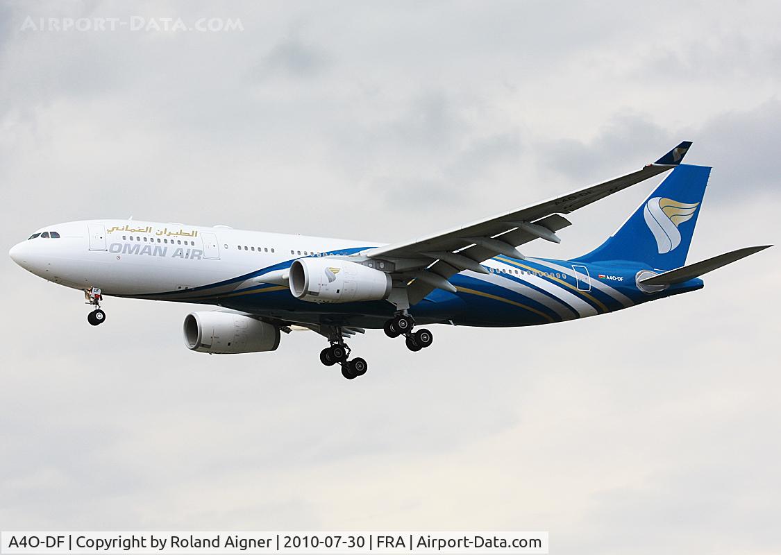 A4O-DF, 2010 Airbus A330-243 C/N 1120, .