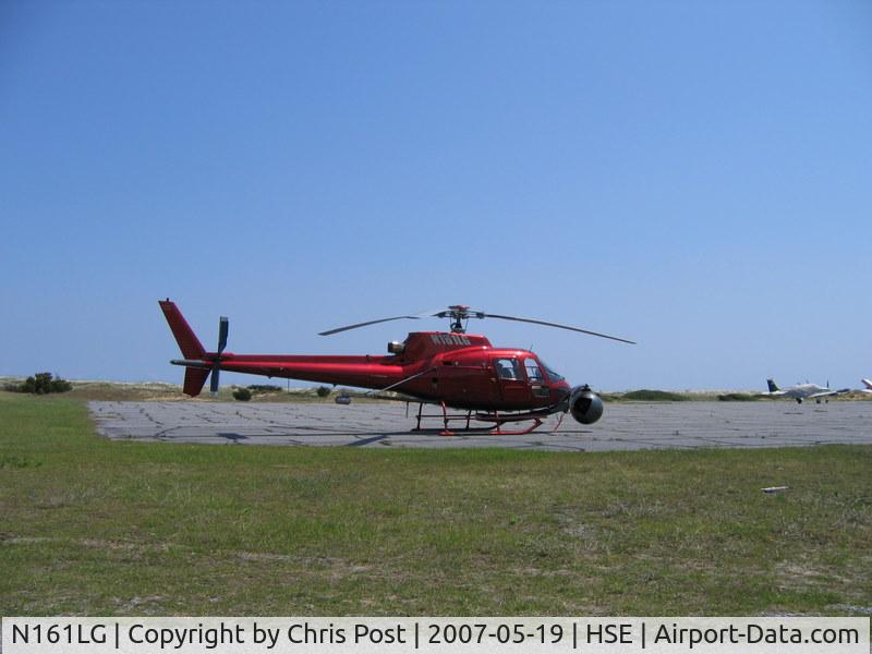 N161LG, Eurocopter AS-350B-2 Ecureuil Ecureuil C/N 4586, This was taken while I was camping at the National Parks Service at Frisco, N.C.