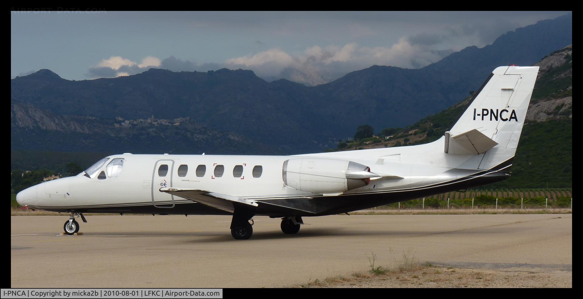 I-PNCA, 1981 Cessna 550 Citation II C/N 550-0235, Parked.