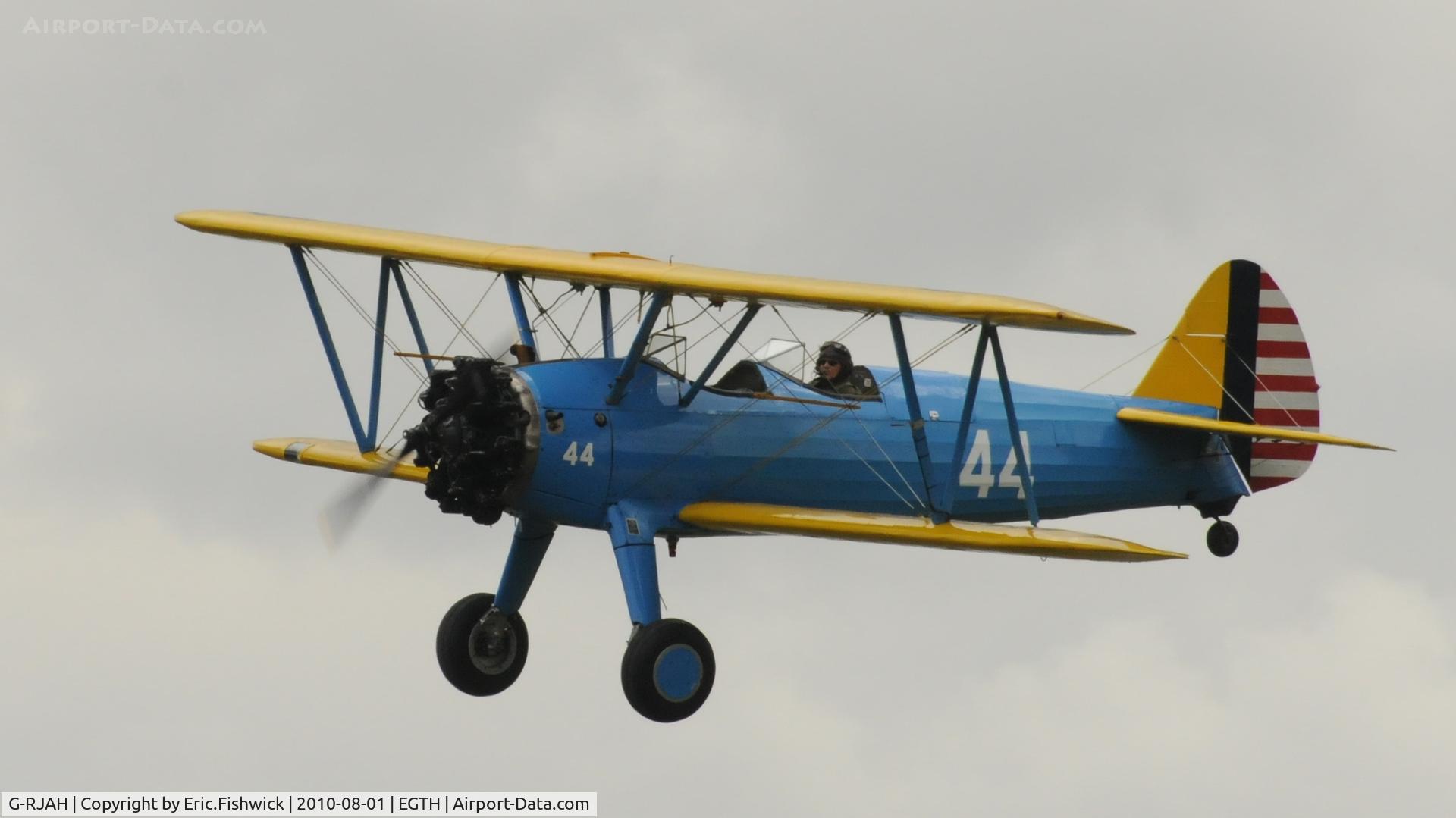 G-RJAH, 1942 Boeing A75N1 C/N 75-4041, 43. 44 at Shuttleworth Military Pagent Air Display August 2010