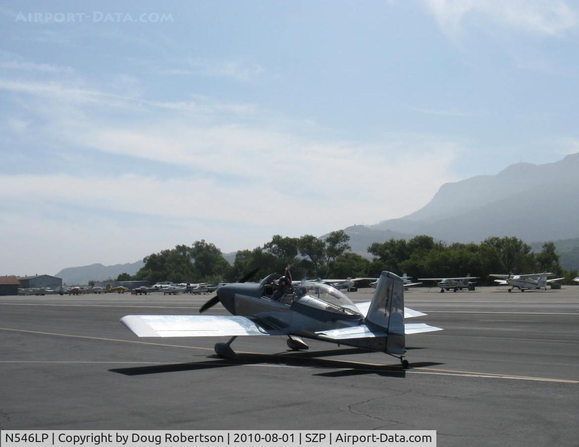 N546LP, Vans RV-8 C/N 82726, 2007 Obrien VAN's RV-8, Lycoming IO-360EXP 180 Hp, taxi