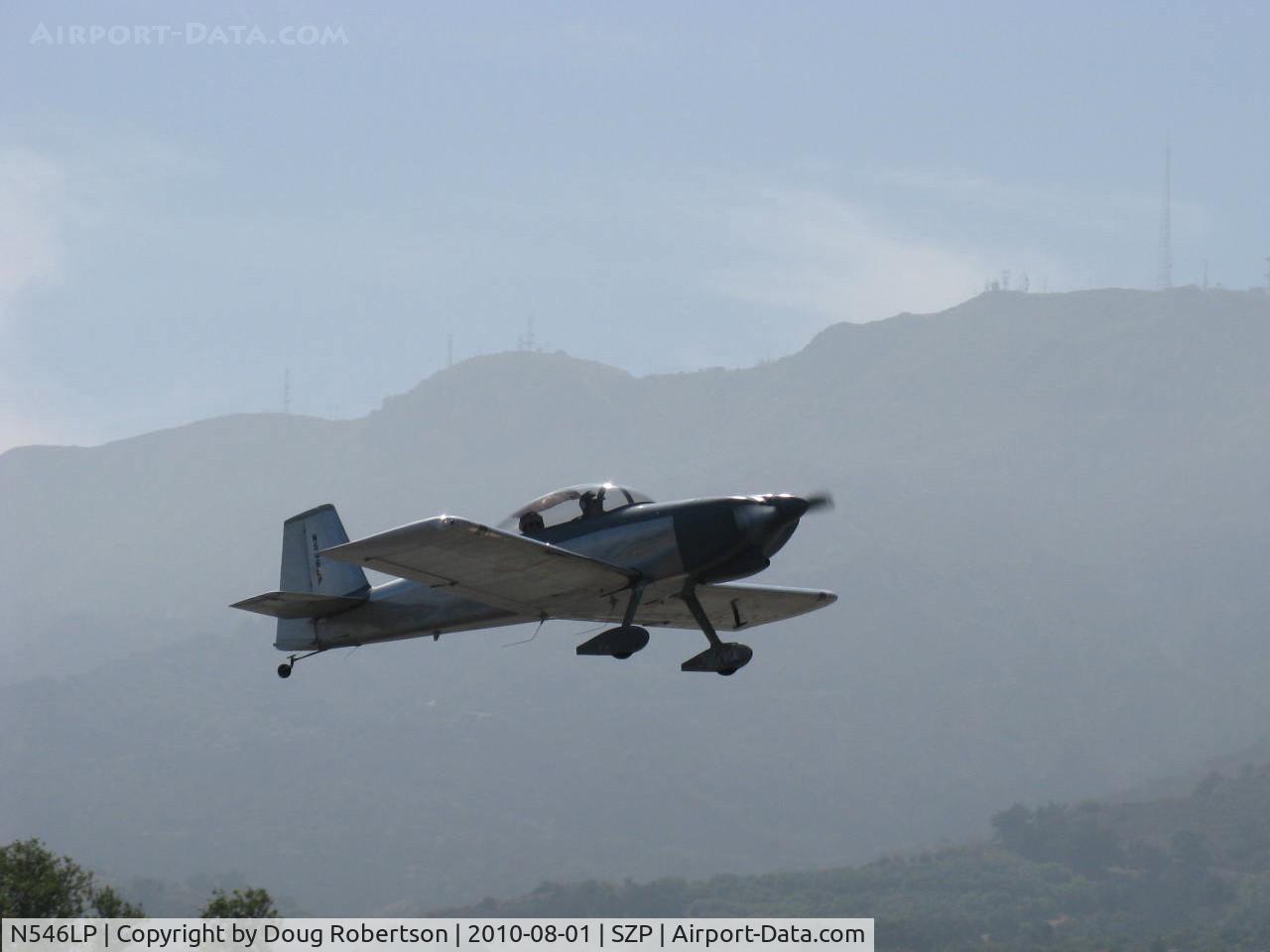 N546LP, Vans RV-8 C/N 82726, 2007 Obrien VAN's RV-8, Lycoming IO-360EXP 180 Hp, takeoff climb Rwy 22