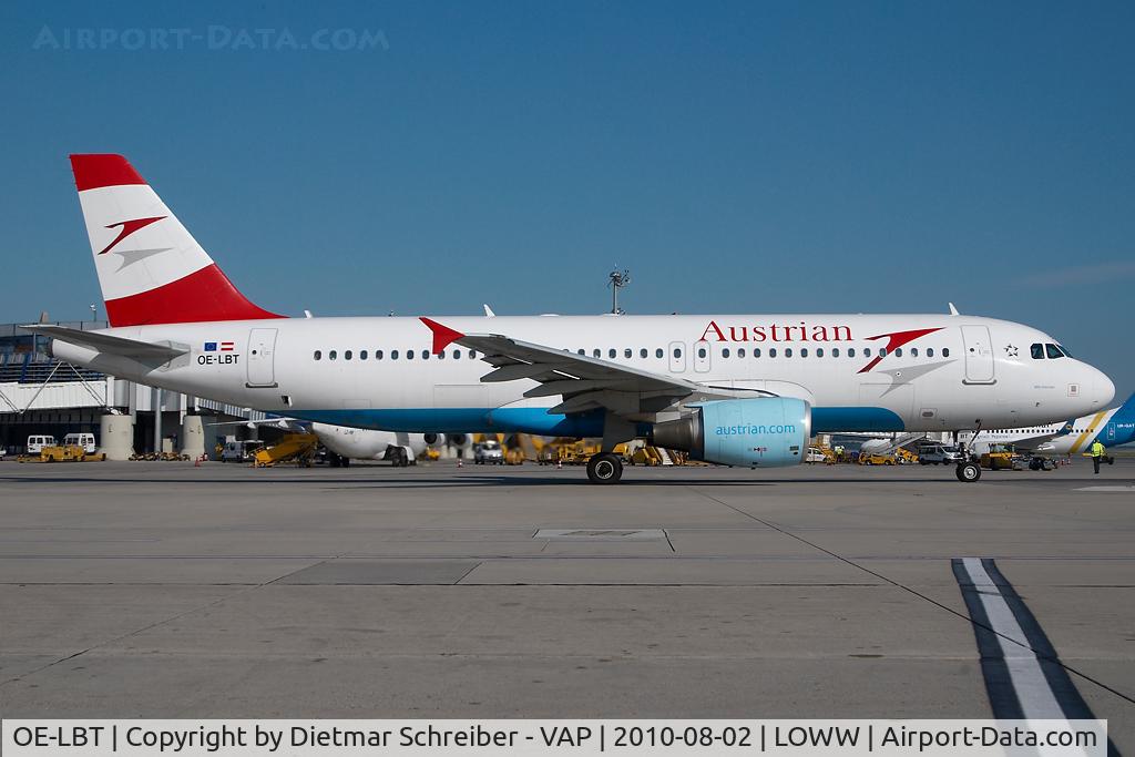 OE-LBT, 2000 Airbus A320-214 C/N 1387, Austrian Airlines Airbus 320