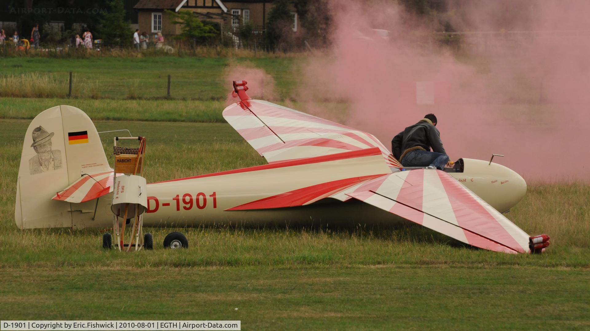 D-1901, 1963 DFS 108-53 Habicht E Replica C/N 1, 2. Jacobs DFS 108-53 Habicht E replica at Shuttleworth Military Pagent Air Display August 2010 