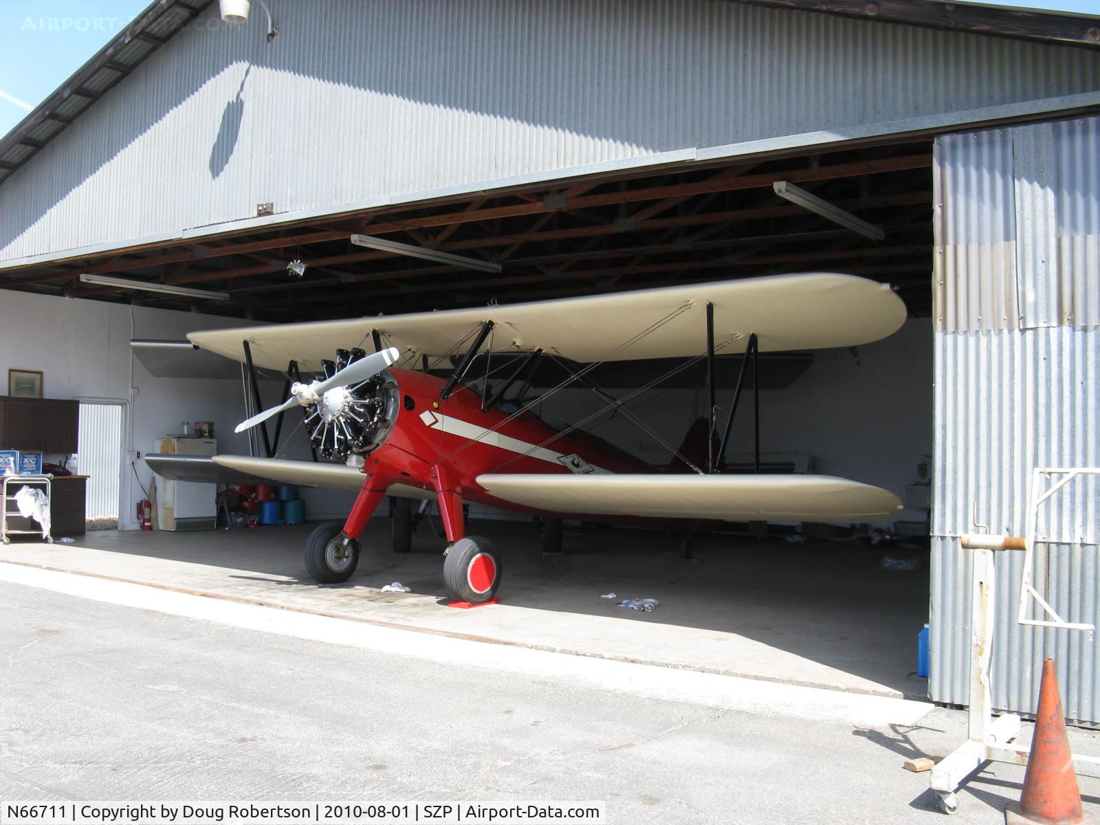 N66711, 1941 Boeing IB75A C/N 75-1675, 1941 Boeing Stearman IB75A, Jacobs R-755 B2 275 Hp upgrade, recently fully restored, recovered, stunning refinish, Restricted Experimental class