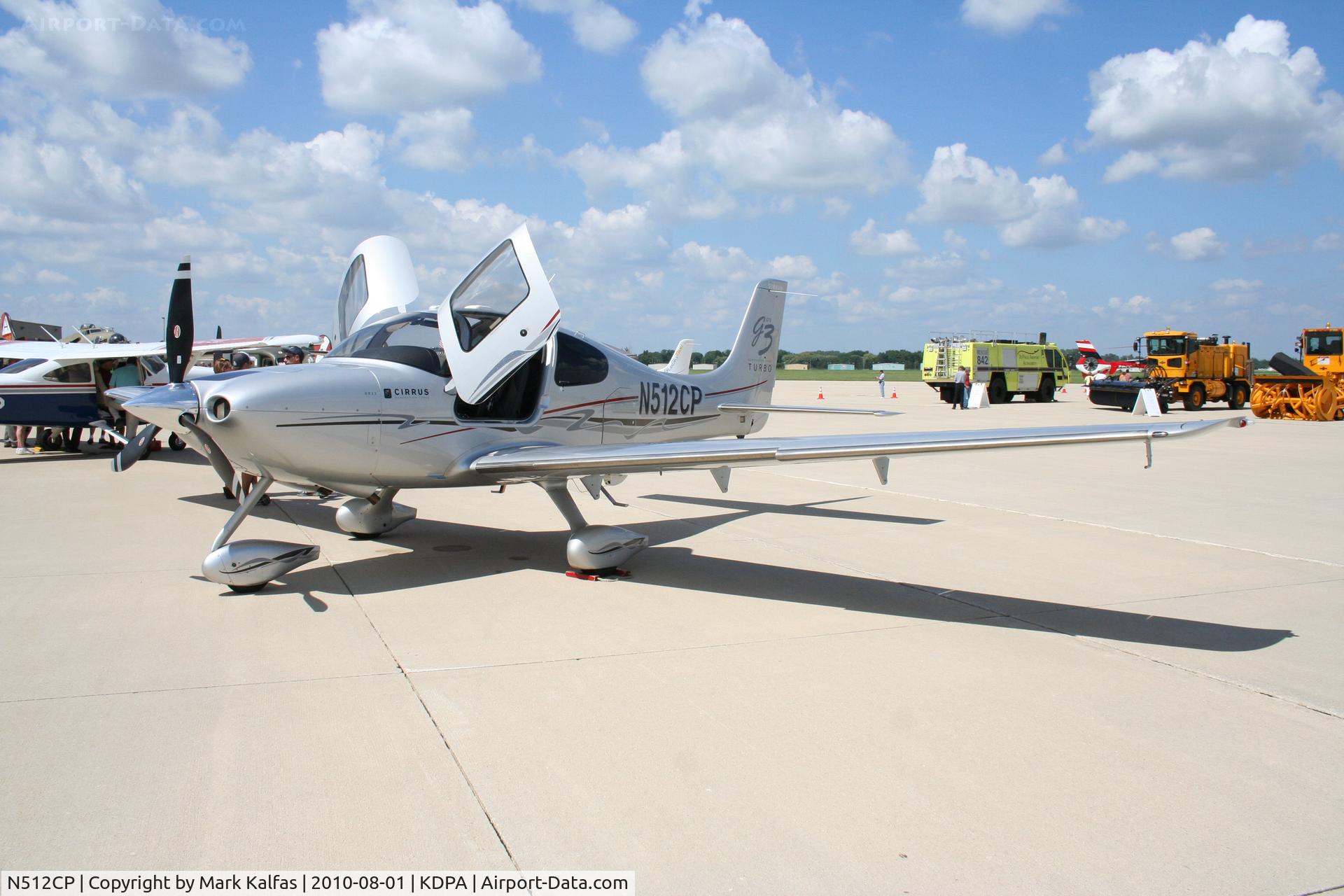 N512CP, 2008 Cirrus SR22 G3 GTS Turbo C/N 3169, AVERILL ROAD LLC, Cirrus Design Corp SR22, N512CP on the ramp KDPA.