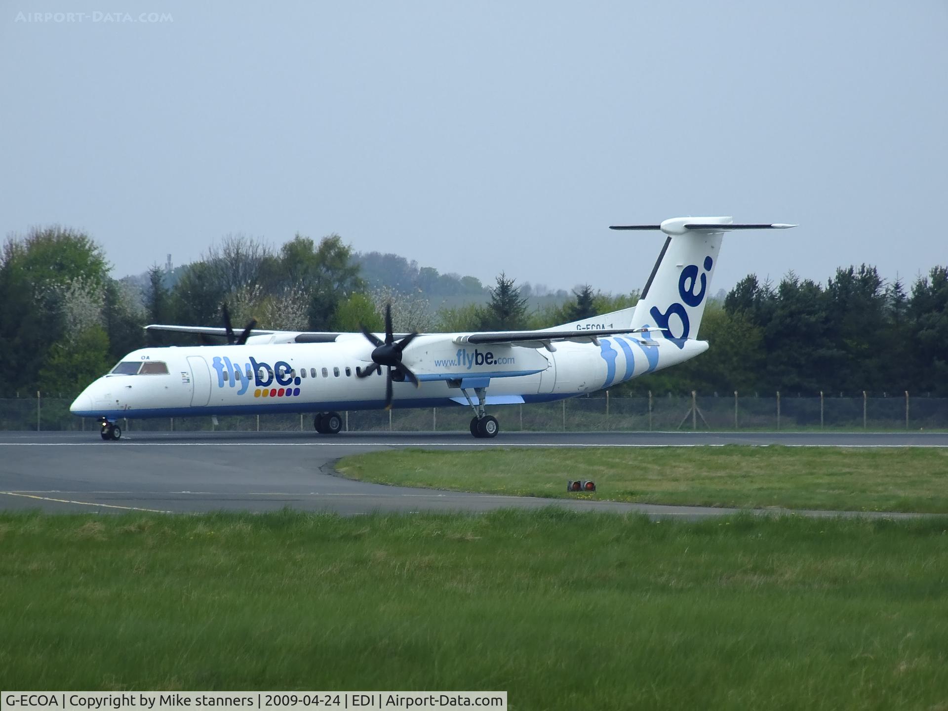 G-ECOA, 2007 De Havilland Canada DHC-8-402Q Dash 8 C/N 4180, 