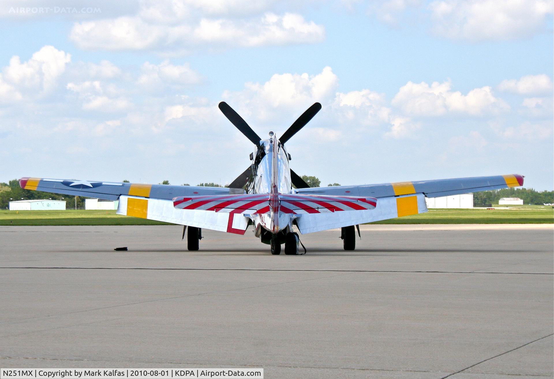 N251MX, 1943 North American P-51C-10 Mustang C/N 103-22730, North American P-51C-10 NL251MX on the ramp KDPA.