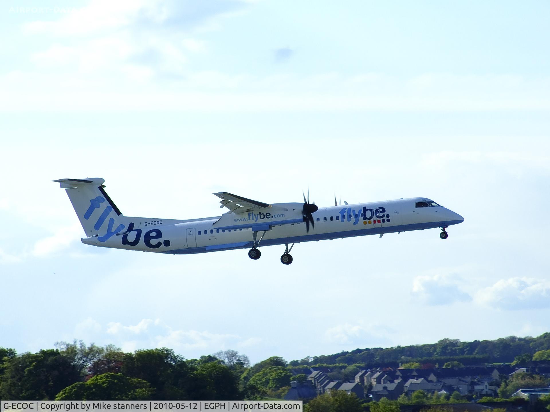 G-ECOC, 2007 De Havilland Canada DHC-8-402Q Dash 8 C/N 4197, Flybe Dash 8Q-402 On finals for runway 06
