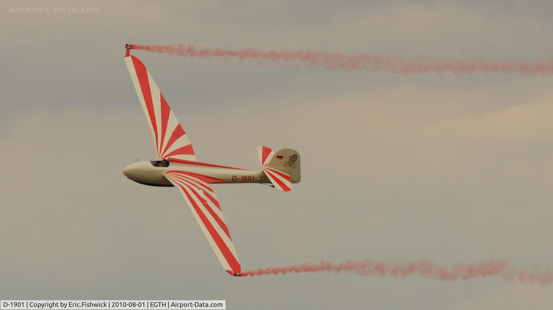 D-1901, 1963 DFS 108-53 Habicht E Replica C/N 1, 41. D-1901 (DFS Habicht replica) at Shuttleworth Military Pagent Air Display August 2010