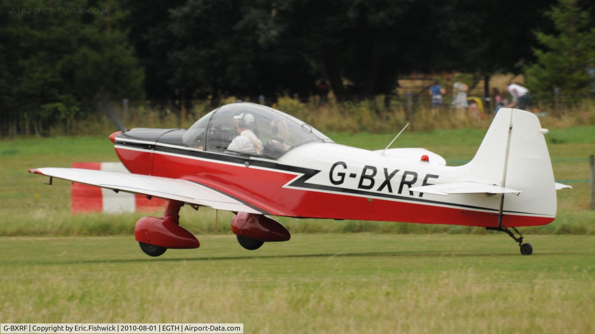 G-BXRF, 1965 Scintex CP-1310 C3 Super Emeraude C/N 935, G-BXR departing Shuttleworth Military Pagent Air Display August 2010