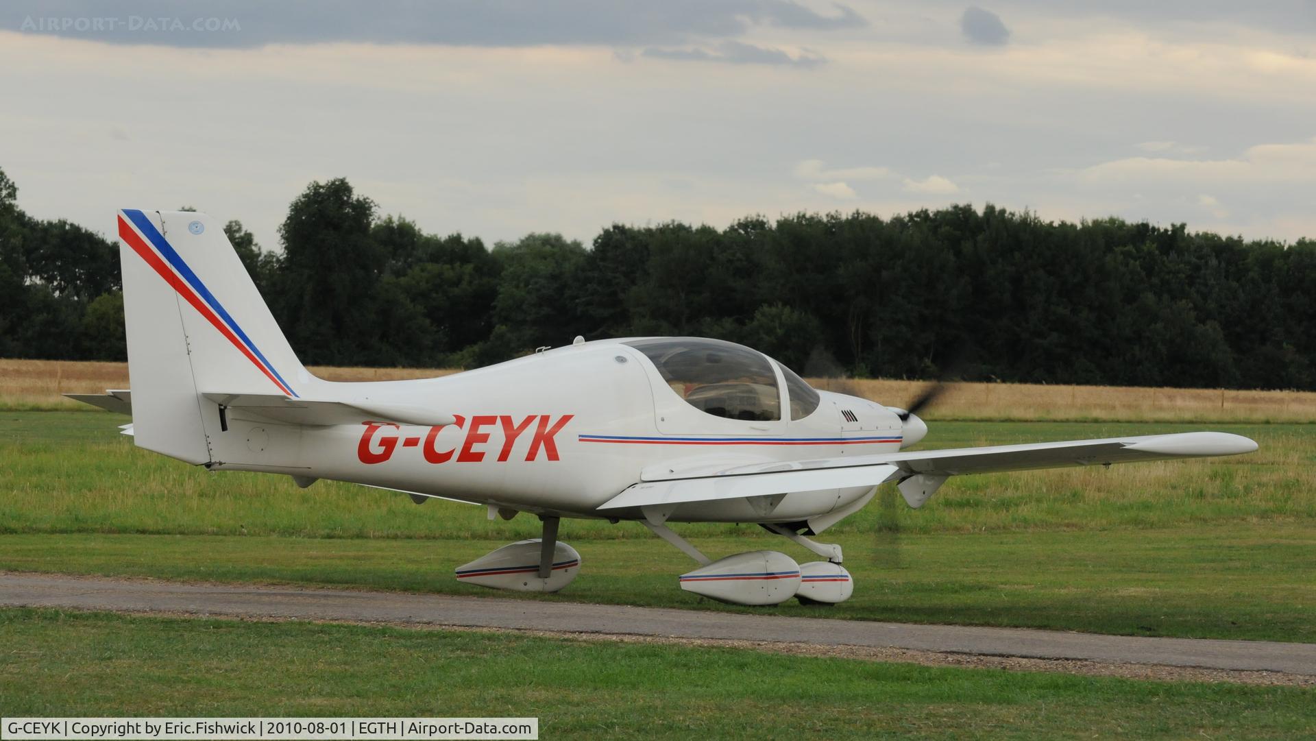 G-CEYK, 2008 Europa XS Tri-Gear C/N PFA 247-14476, G-CEYK at Shuttleworth Military Pagent Air Display August 2010