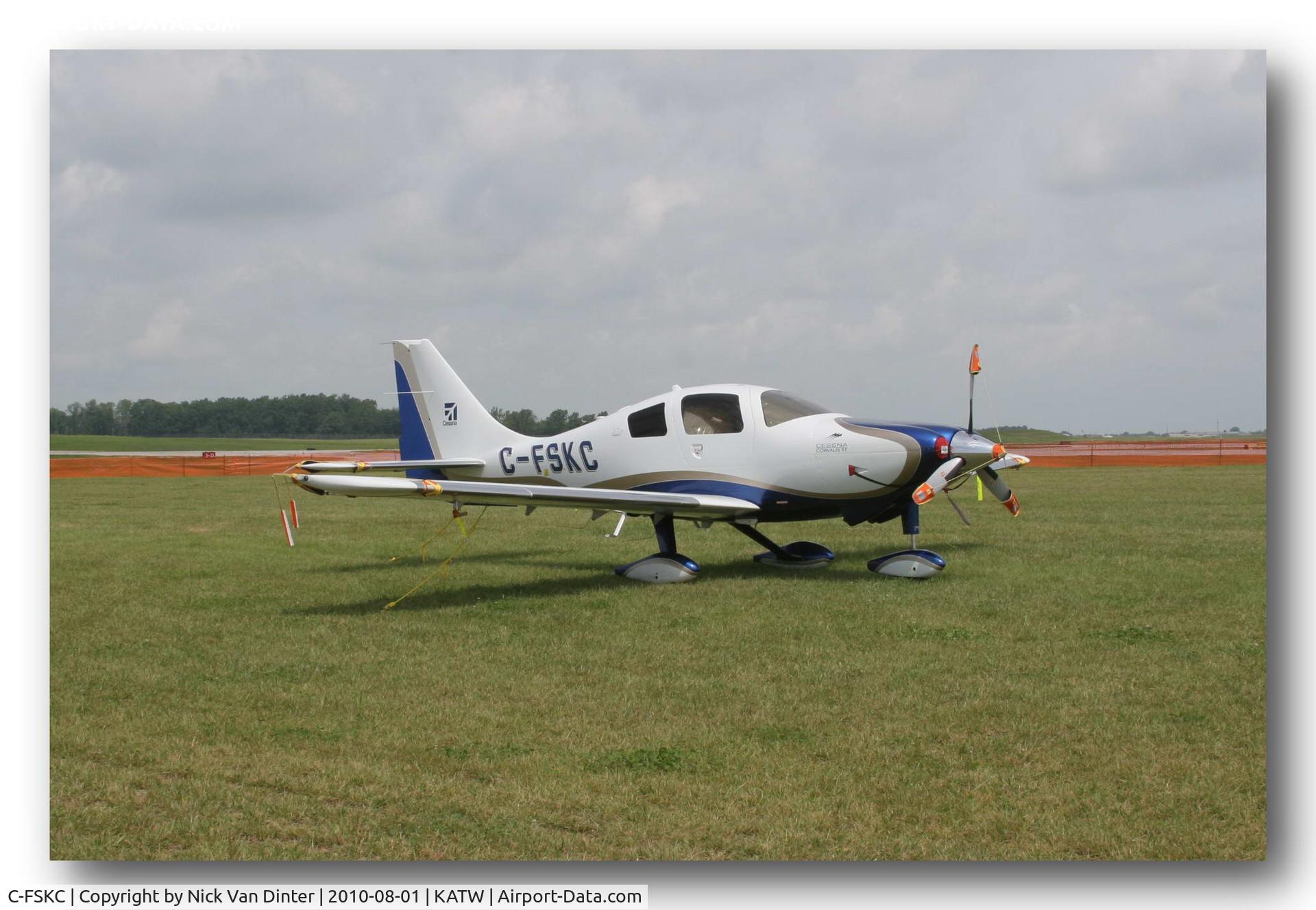 C-FSKC, 2008 Cessna LC41-550FG C/N 411118, Sure KATW is nice ... I still want to go to Oshkosh!