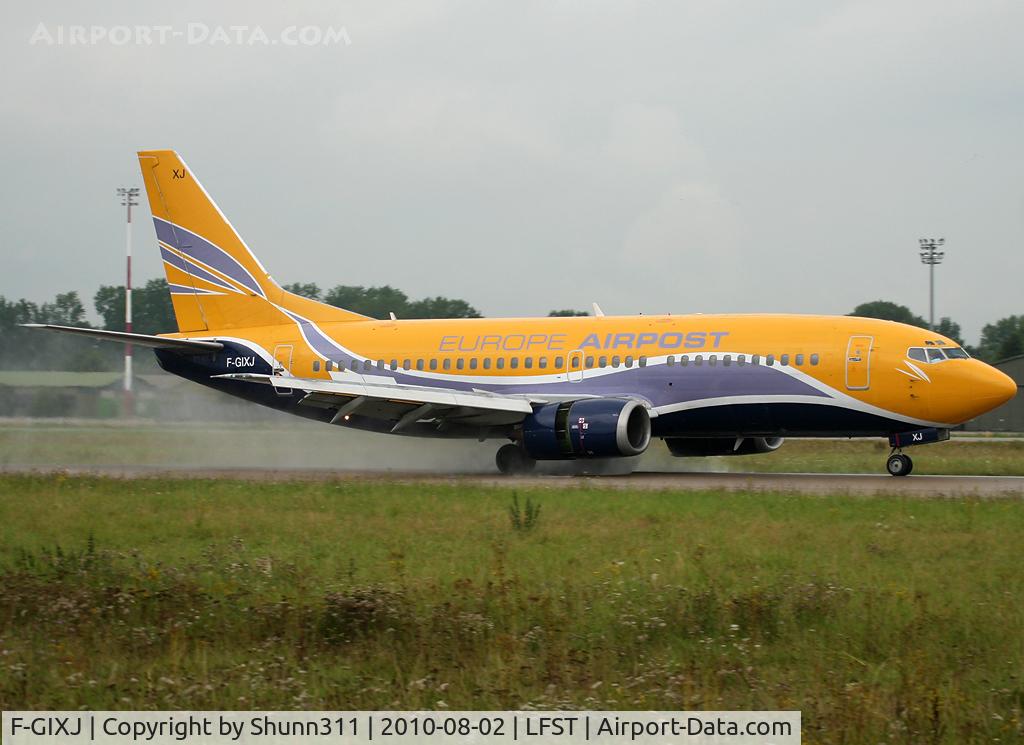 F-GIXJ, 1987 Boeing 737-3Y0 C/N 23685, Landing rwy 05
