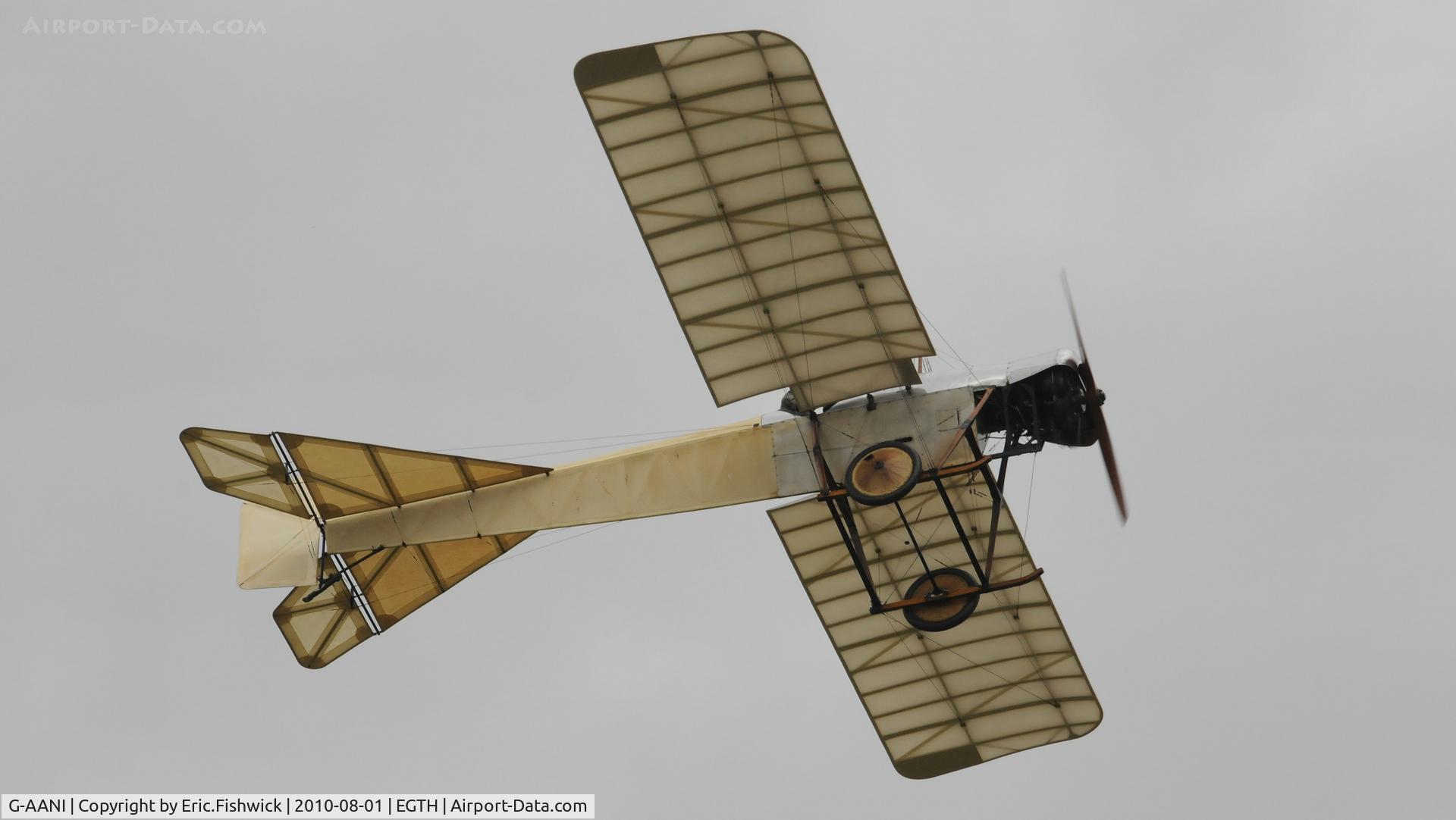 G-AANI, 1912 Blackburn Monoplane C/N 9, G-AANI at Shuttleworth: BAPC-5 - 50 hp and 60 mph - The oldest flying British Aeroplane in the World.