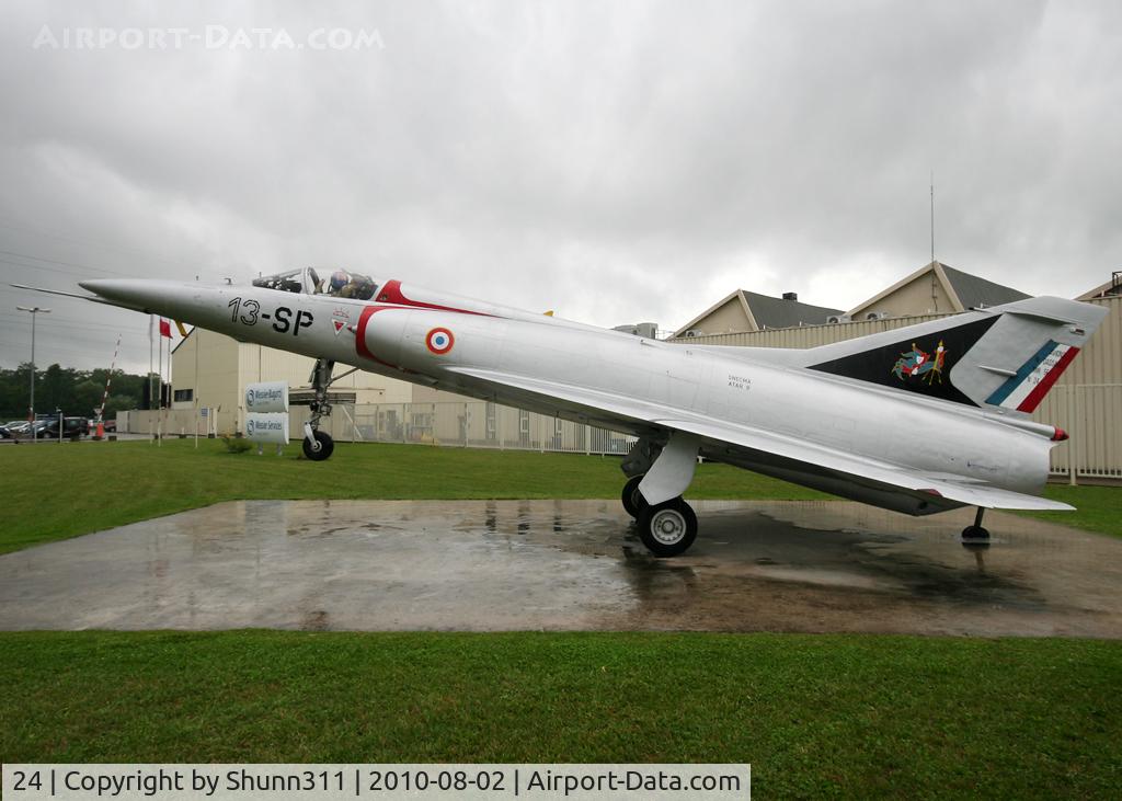 24, Dassault Mirage 5F C/N 24, Mirage 5F s/n 24 preserved at guate guard of the Messier-Bugatti factory at Molsheim, France