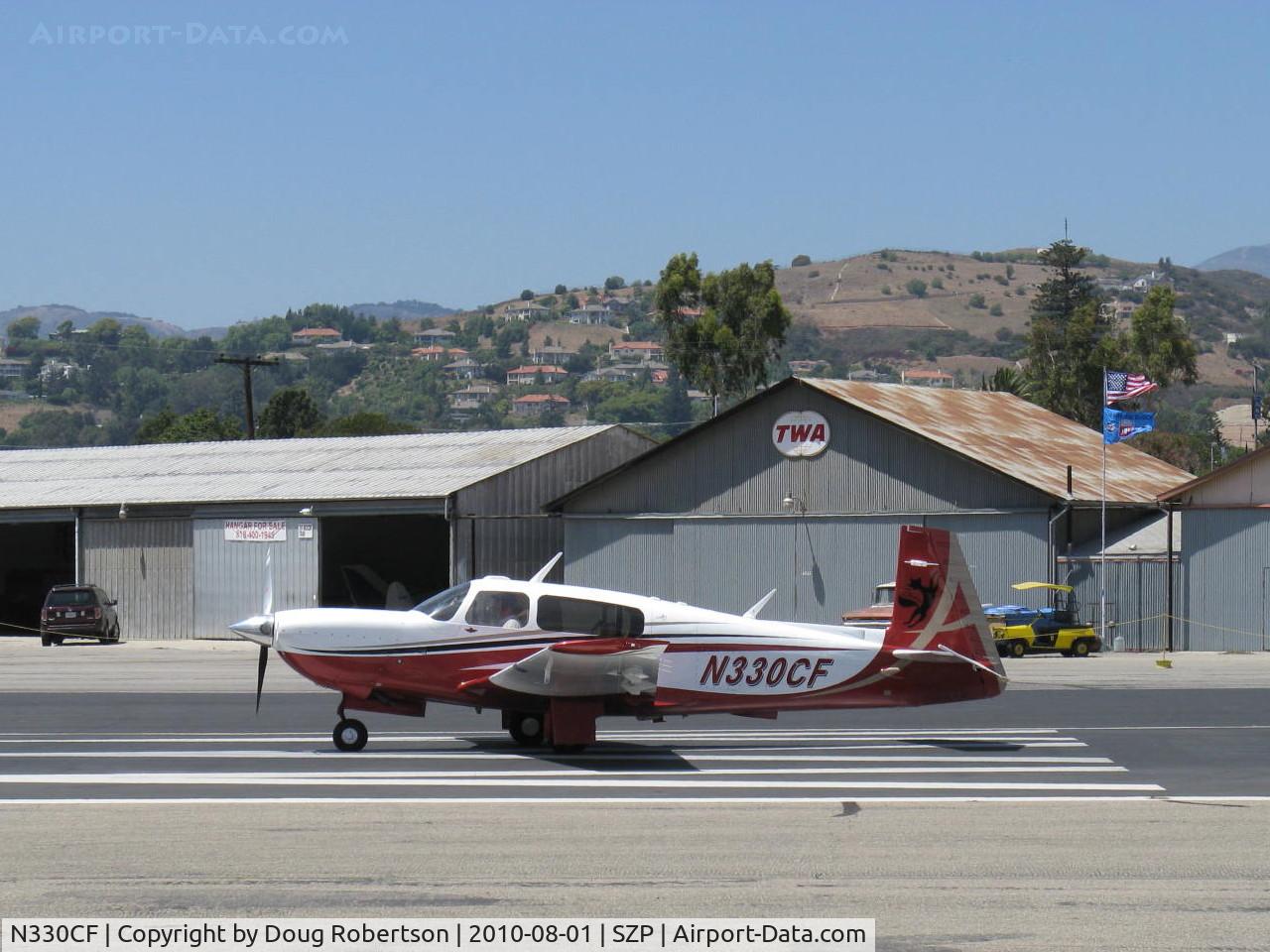 N330CF, 2007 Mooney M20TN Acclaim C/N 31-0067, 2007 Mooney M20TN ACCLAIM, Continental TSIO-550-G 280 Hp, Turbo-normalized twin turbochargers & dual intercoolers. 242 Kts at FL250 [278 mph], set for Takeoff
