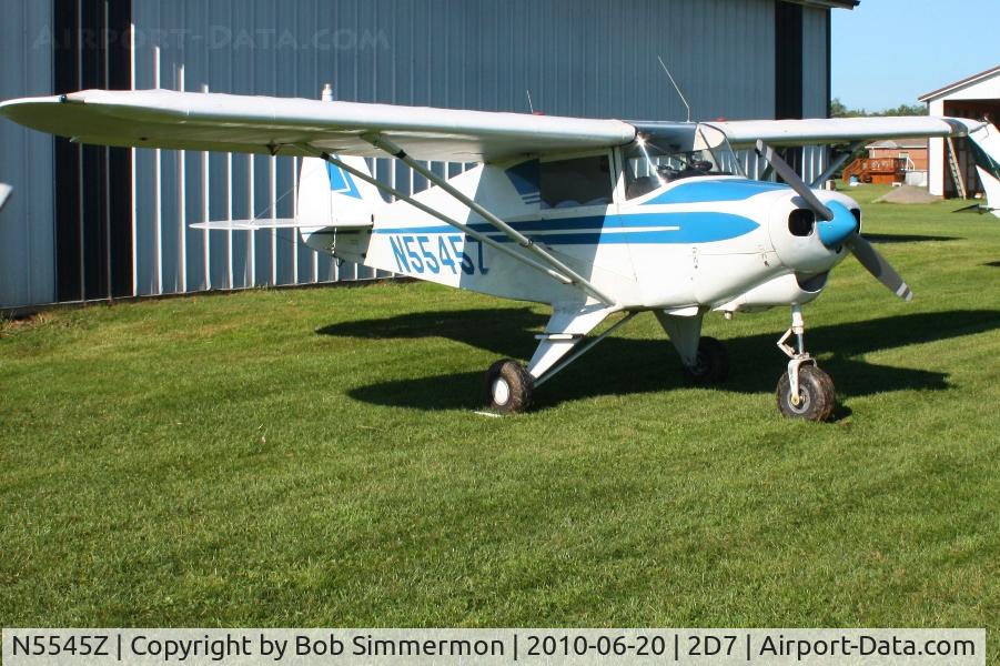 N5545Z, 1962 Piper PA-22-108 Colt C/N 22-9337, Parked in the grass during the Father's Day fly-in at Beach City, Ohio.